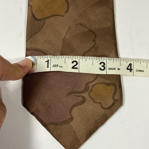 Vintage Fendi Silk Abstract Tie - Picture 8 of 9